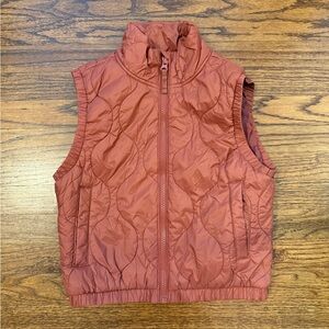 H&M Kids Quilted Vest - Brick Red